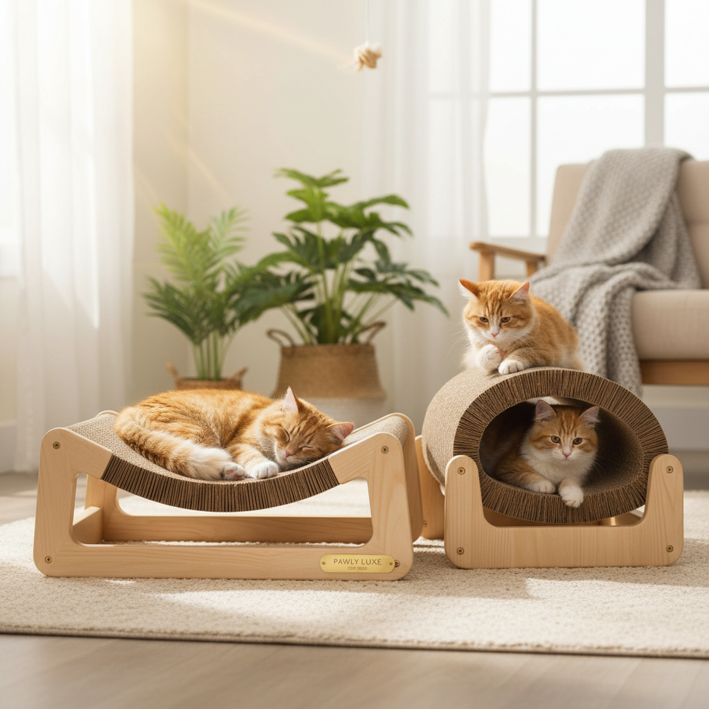 Lit griffoir transformable 3 positions pour chat